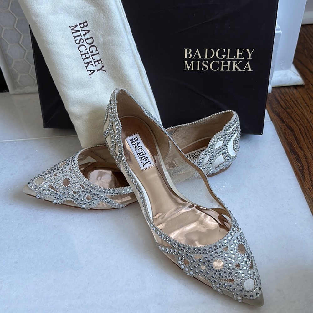 NWT  BADGLEY MISCHKA Gigi Pointed Toe Flat